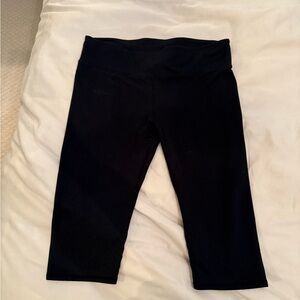 Fabletics cropped black leggings